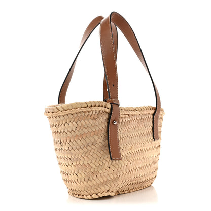 Loewe Raffia Basket Tote Bag Natural Tan 3 of 10