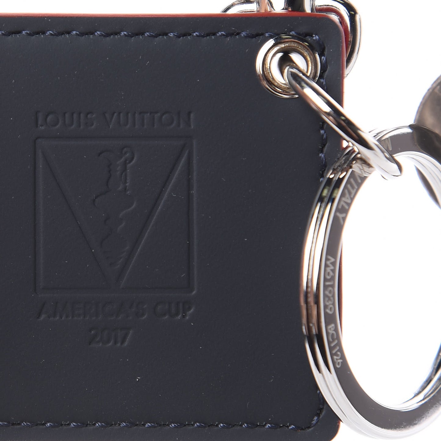 Damier Cobalt Latitude America's Cup Key Holder