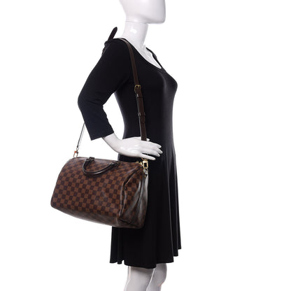 Louis Vuitton Damier Ebene Speedy Bandouliere 30 2 of 12
