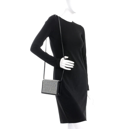 Saint Laurent Textured Patent Crystal Toy Kate Crossbody Black 2 of 7