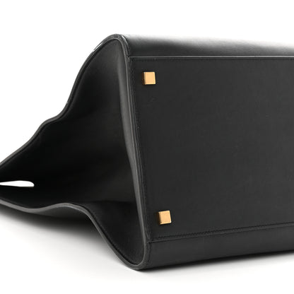 Saint Laurent Calfskin Large Manhattan Shopper Tote Black 9 of 13