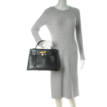 Hermes Box Kelly Sellier 32 Black 2 of 26