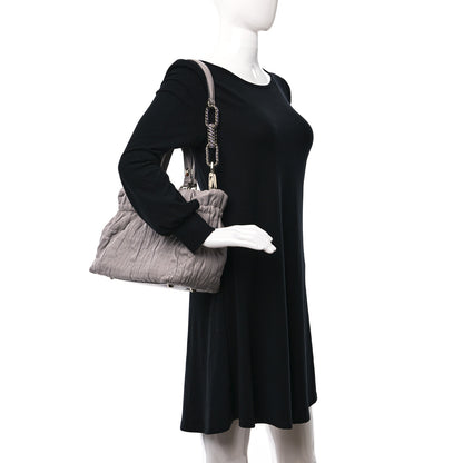 Christian Dior Gaufre Lambskin Cannage Delices Tote Grey 2 of 10