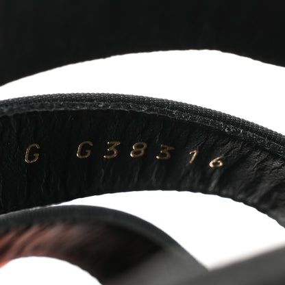 Chanel Grosgrain Chain CC Logo Bow Sandals 35.5 Black 8 of 13