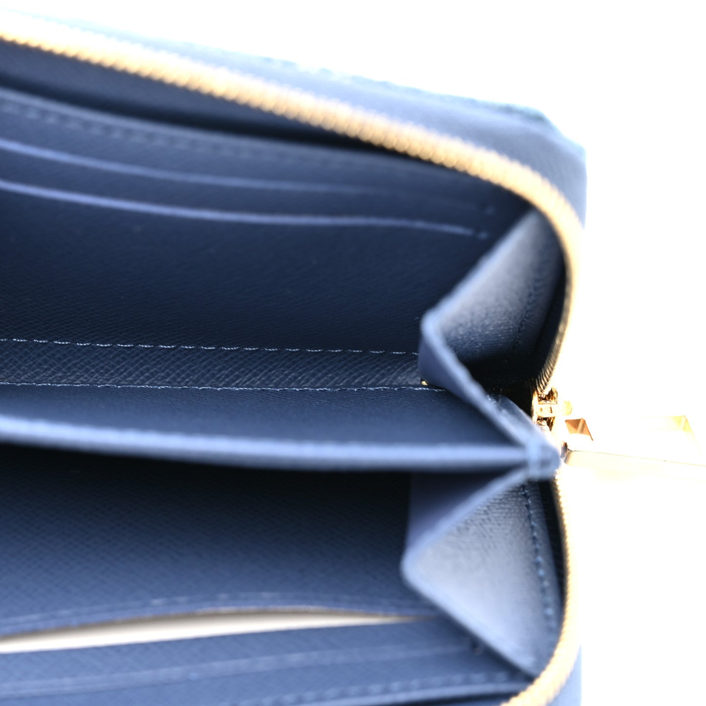 Denim Monogram Zippy Coin Purse Blue