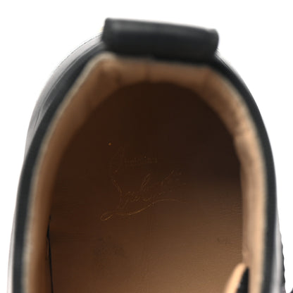 Christian Louboutin Calfskin Mens Rankiddo High Top Sneakers 43 Black 7 of 9