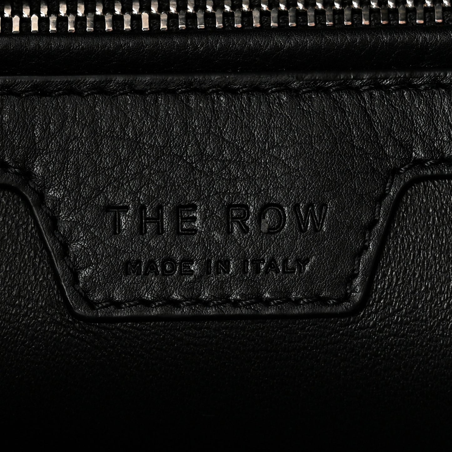 Grained Calfskin Terrasse Bag Black