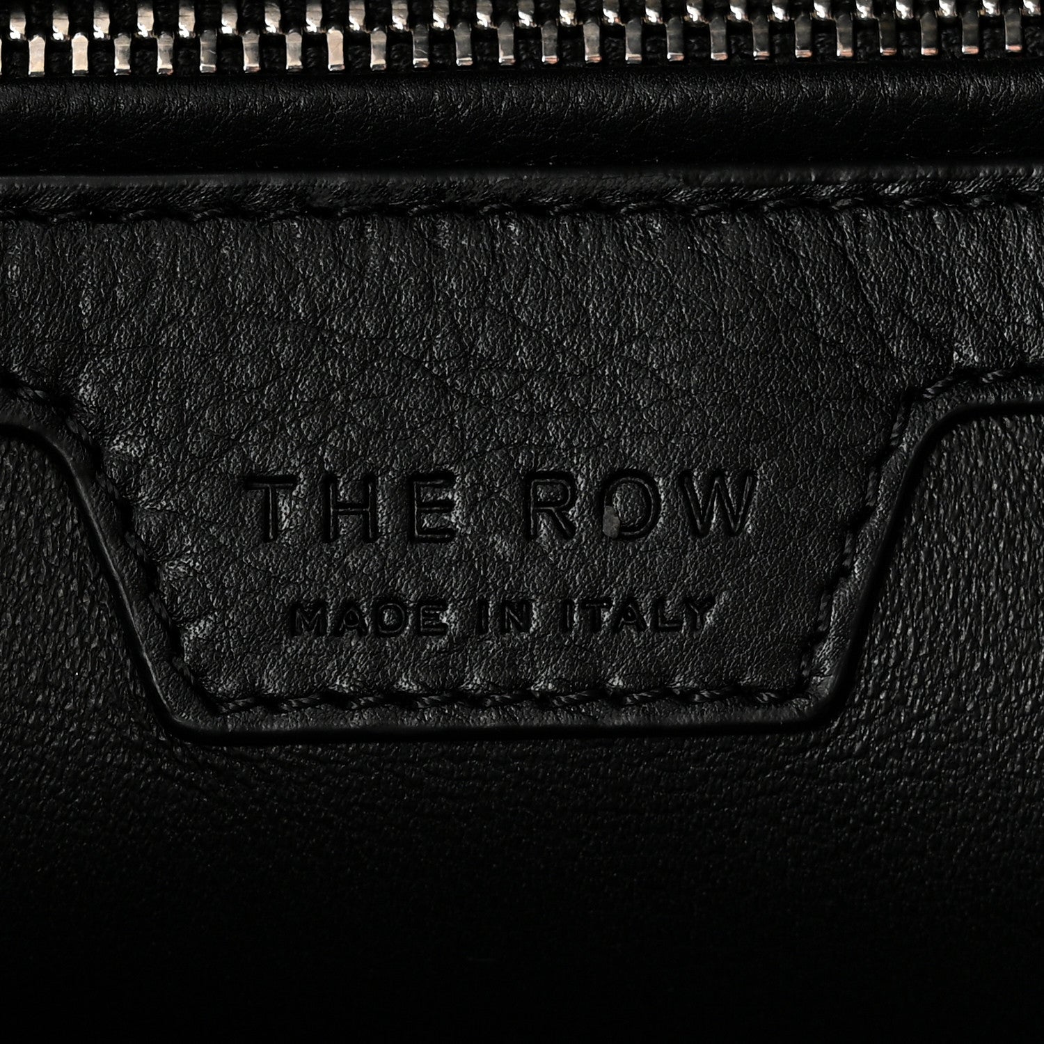 The Row Grained Calfskin Terrasse Bag Black 6 of 9