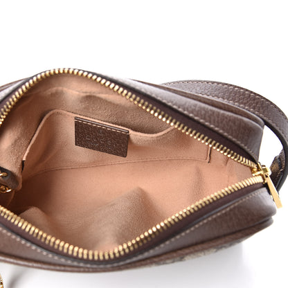 Gucci GG Supreme Monogram Web Mini Ophidia Shoulder Bag Brown 5 of 11