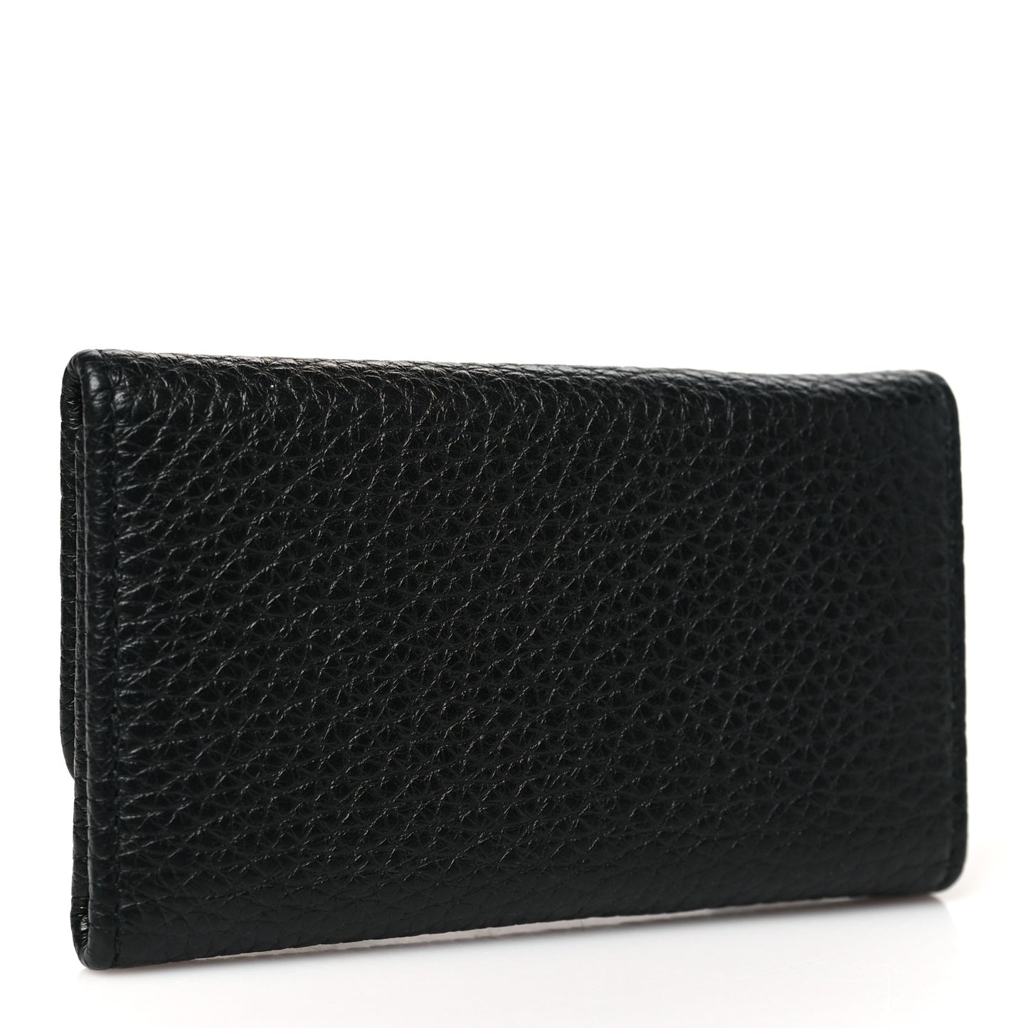 Vitello Grain Move 6 Key Holder Black