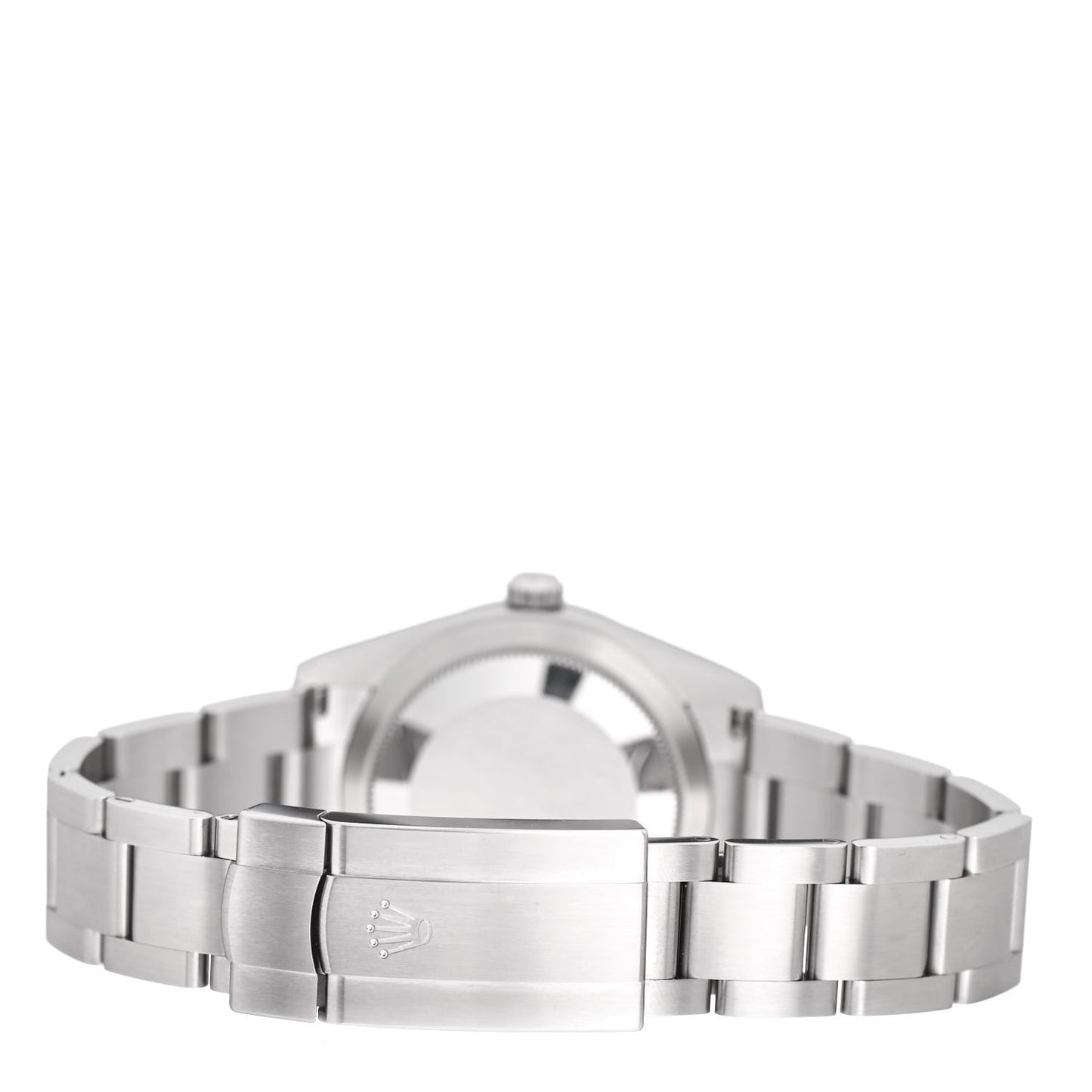 Stainless Steel 34mm Oyster Perpetual Watch Bright Black 124200