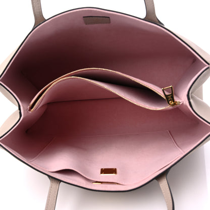 Louis Vuitton Grained Calfskin Lockme Shopper Greige 5 of 8