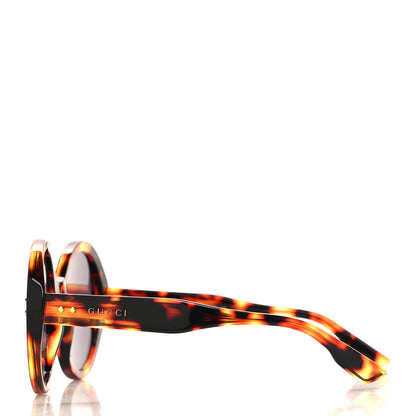 Gucci Acetate Round Sunglasses GG1081S Tortoise 3 of 7