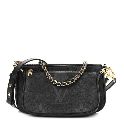 Louis Vuitton Empreinte Monogram Giant Multi Pochette Accessories Black 1 of 11