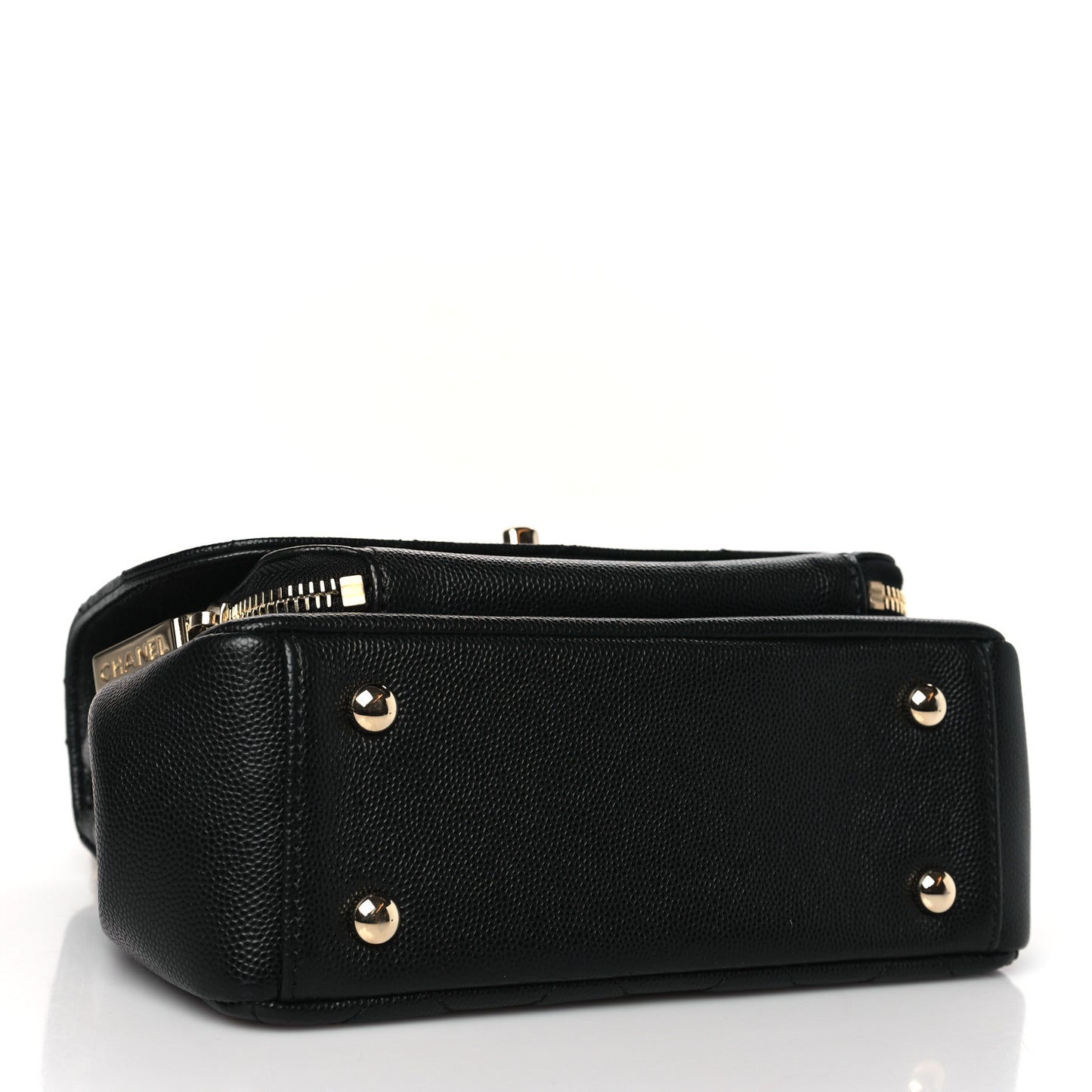 Caviar Quilted Small Business Affinity Flap Black