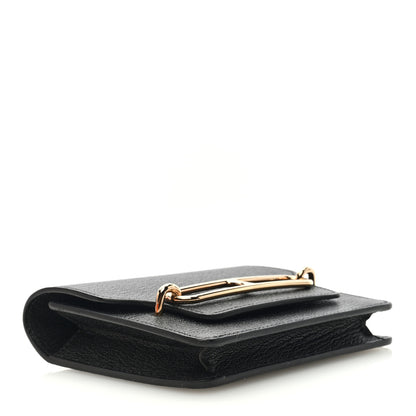 Hermes Chevre Mysore Roulis Slim Wallet Black 5 of 8