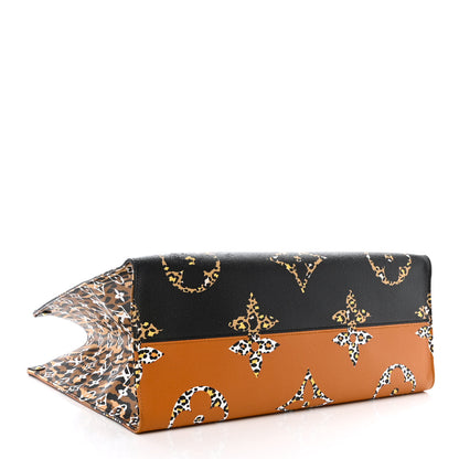 Louis Vuitton Monogram Giant Jungle Onthego GM Black 4 of 10