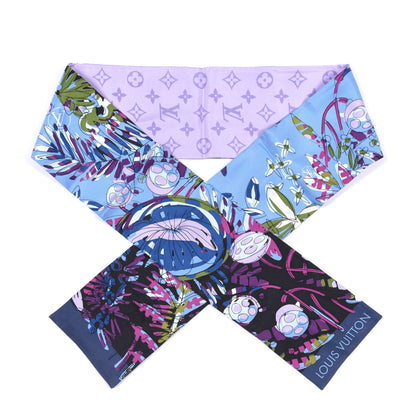 Louis Vuitton Silk Monogram Jungle 16 Bandeau Purple 1 of 4