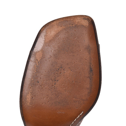 Louis Vuitton Satin Monogram Mules 39 Brown 10 of 13