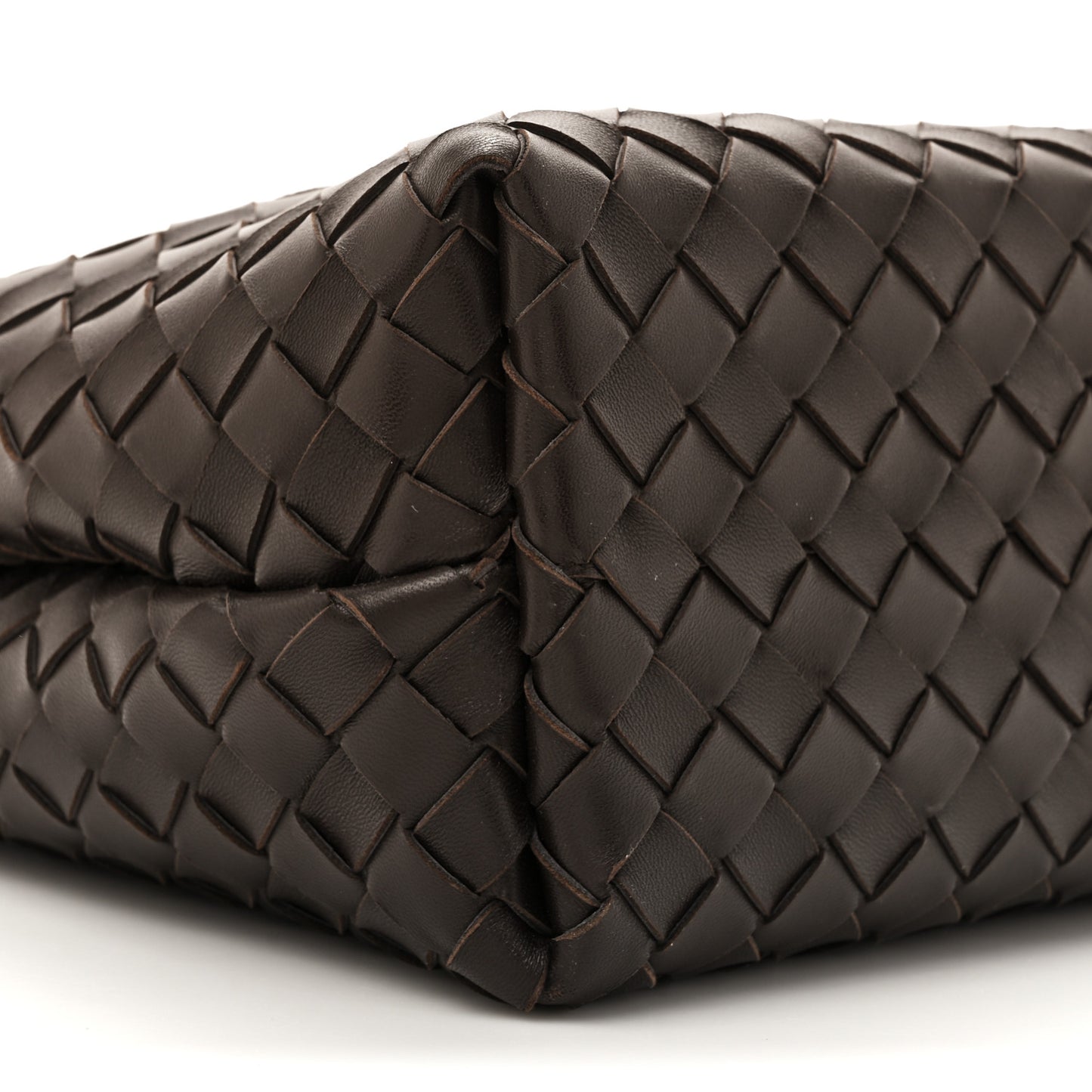 Nappa Intrecciato Medium Andiamo Shoulder Bag Fondant