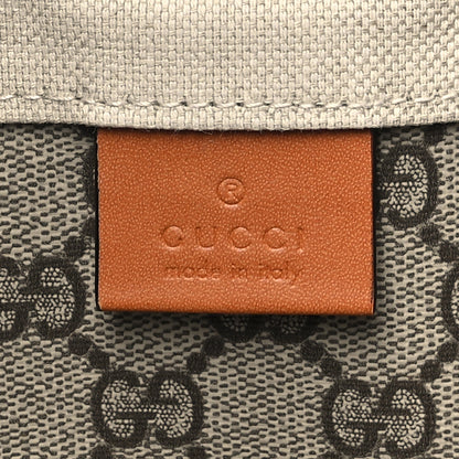 Gucci Canvas Calfskin Logo Maxi Tote Bag Beige Light Brown 7 of 11