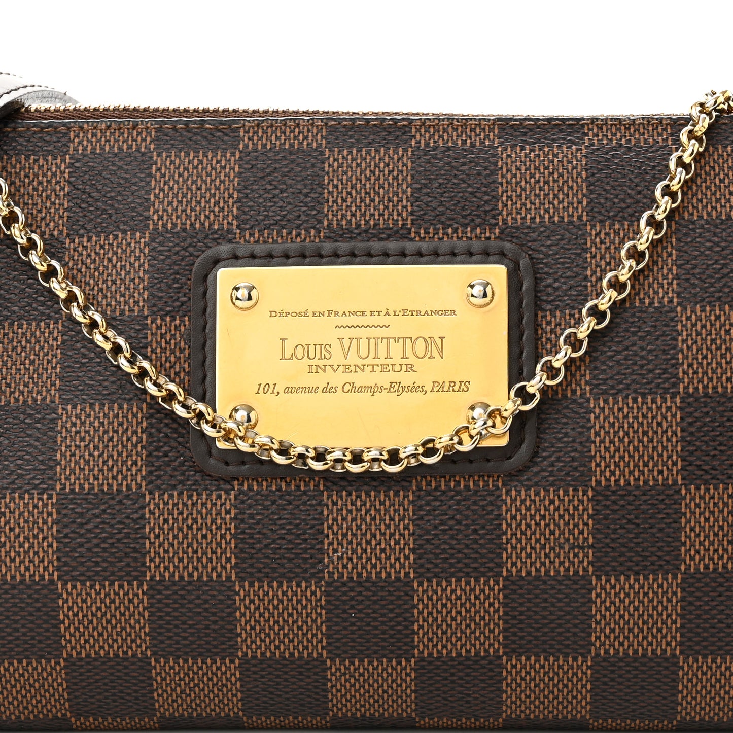 Damier Ebene Eva Clutch
