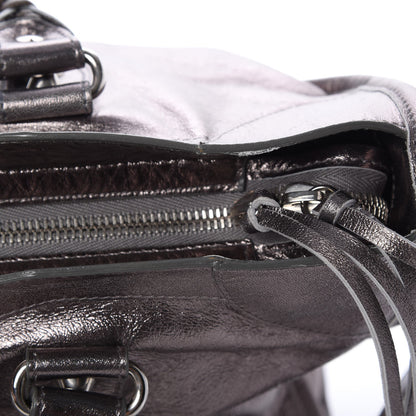 Balenciaga Metallic Agneau Classic Hardware City Pewter 10 of 11