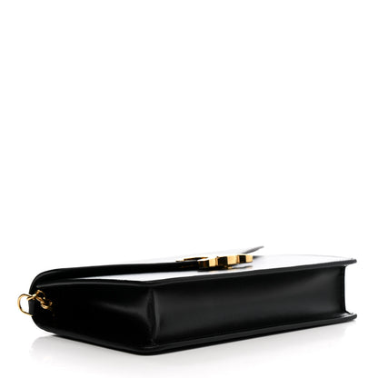 Celine Shiny Calfskin Triomphe Margo Wallet on Chain Black 4 of 11
