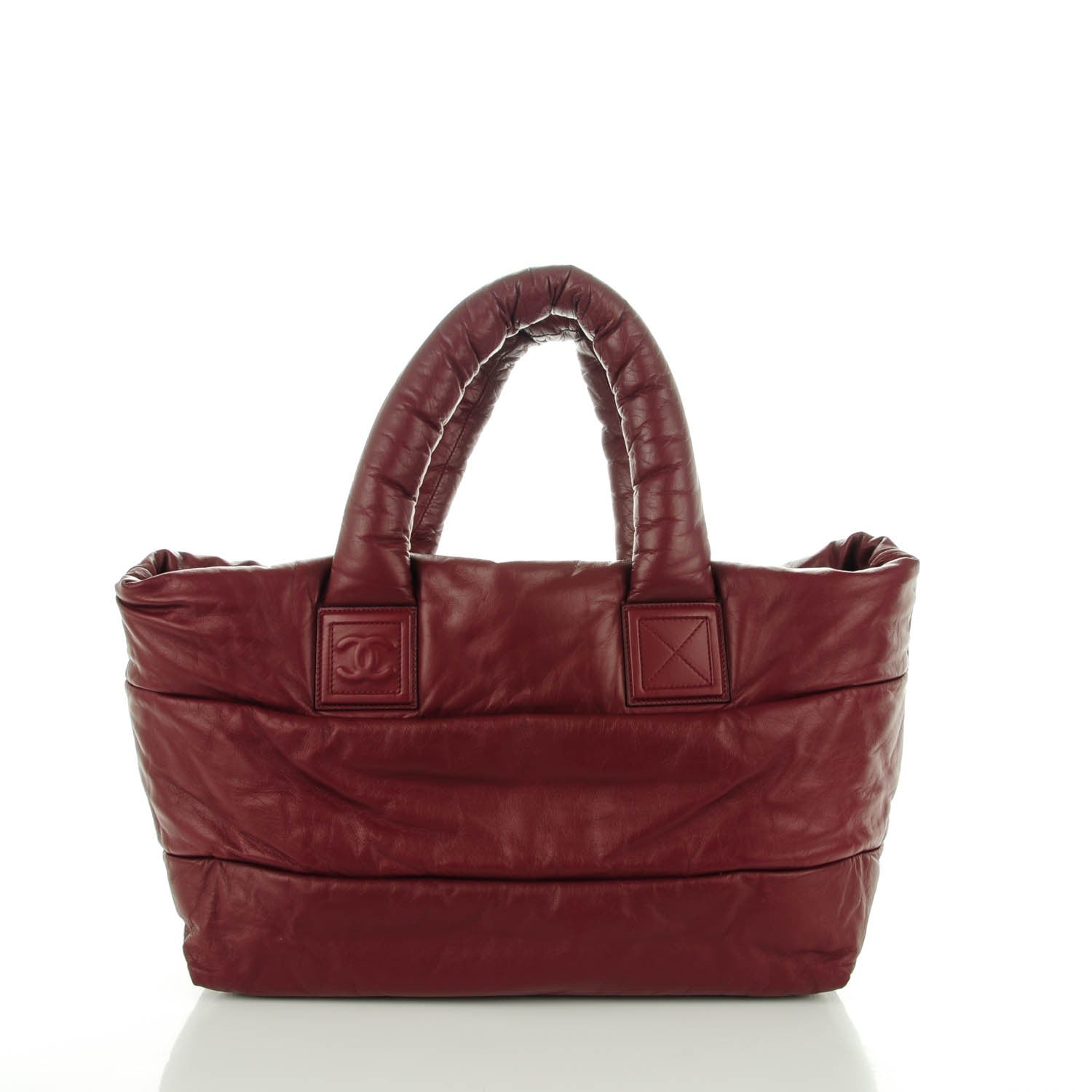 Chanel Lambskin Quilted Medium Coco Cocoon Reversible Tote Black 6 of 8
