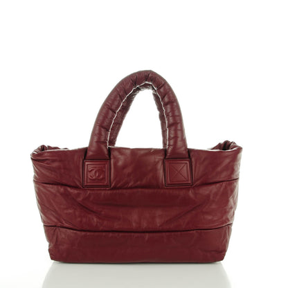 Chanel Lambskin Quilted Medium Coco Cocoon Reversible Tote Black 6 of 8