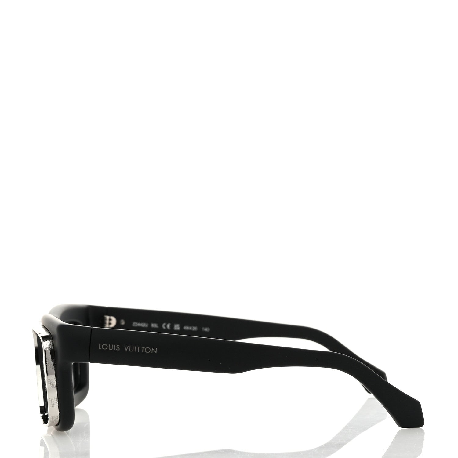 Louis Vuitton LV Super Vision Square Sunglasses Z2442U Black 3 of 7