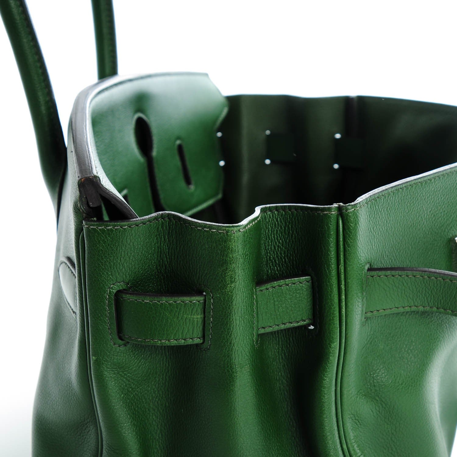 Hermes Evergrain JPG Shoulder Birkin II 42 Vert Laurier 24 of 27