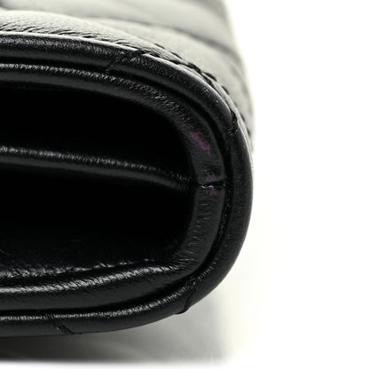 Versace Lambskin Quilted Medusa Wallet On Chain Crossbody Black 9 of 23