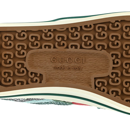 Gucci Sequin Web Matelasse Womens 1977 Tennis Sneakers 38 Multicolor 6 of 9