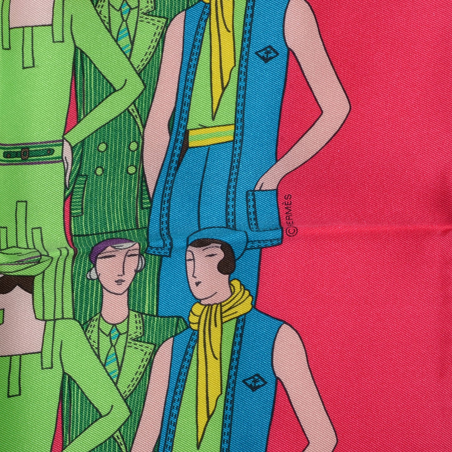 Silk Les Sportives Scarf 70