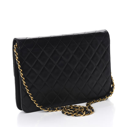 Chanel Lambskin Quilted Medium Single Flap Black 3 of 11