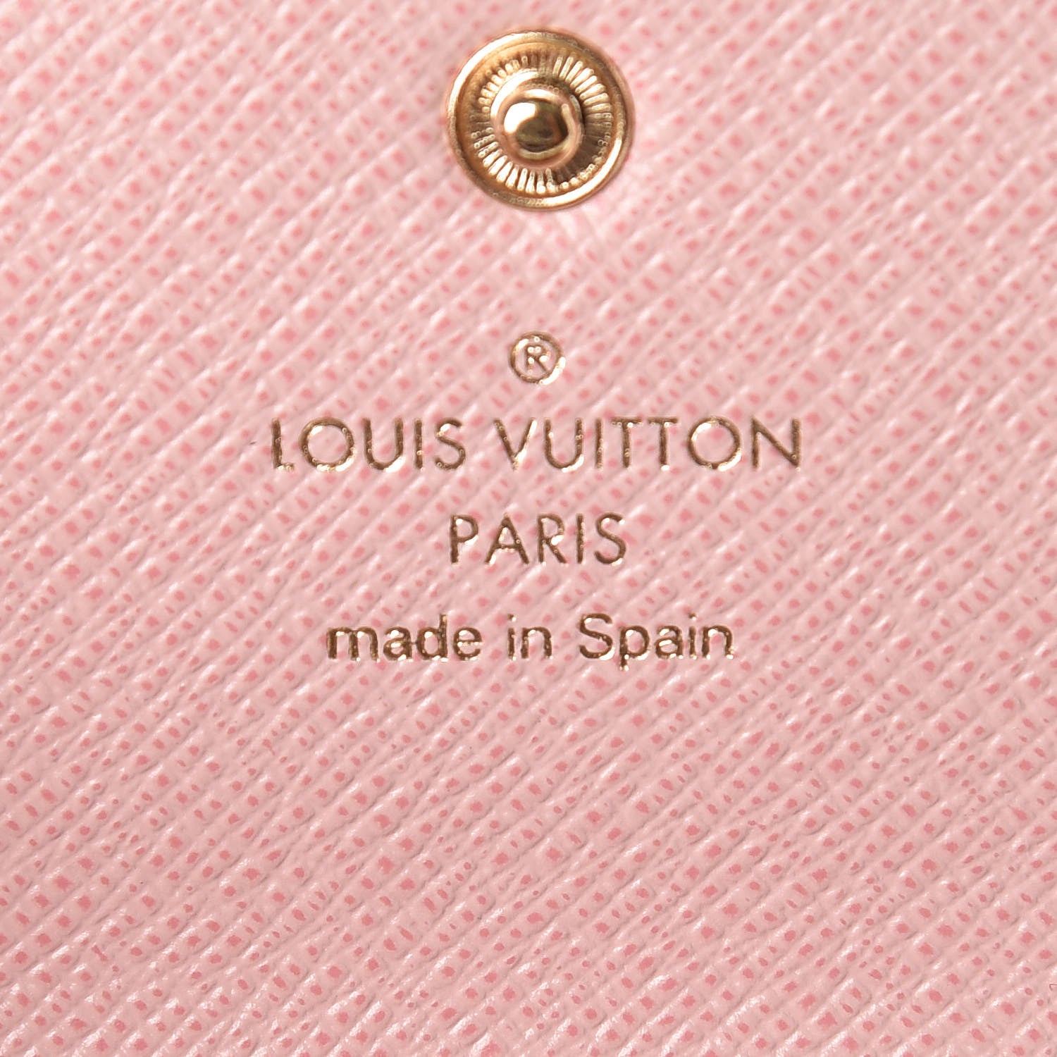 Louis Vuitton Damier Ebene Rosalie Coin Purse Rose Ballerine 5 of 8