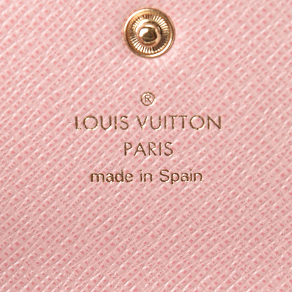 Louis Vuitton Damier Ebene Rosalie Coin Purse Rose Ballerine 5 of 8
