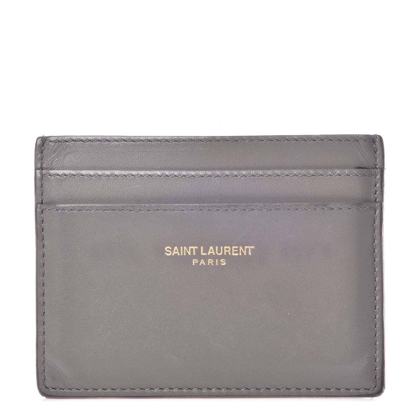 Calfskin Credit Card Case Fog