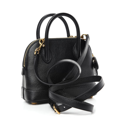 Balenciaga Grained Calfskin XXS Ville Top Handle Bag Black 3 of 9
