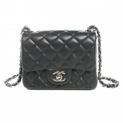 Chanel Lambskin Quilted Mini Square Flap Black 1 of 7