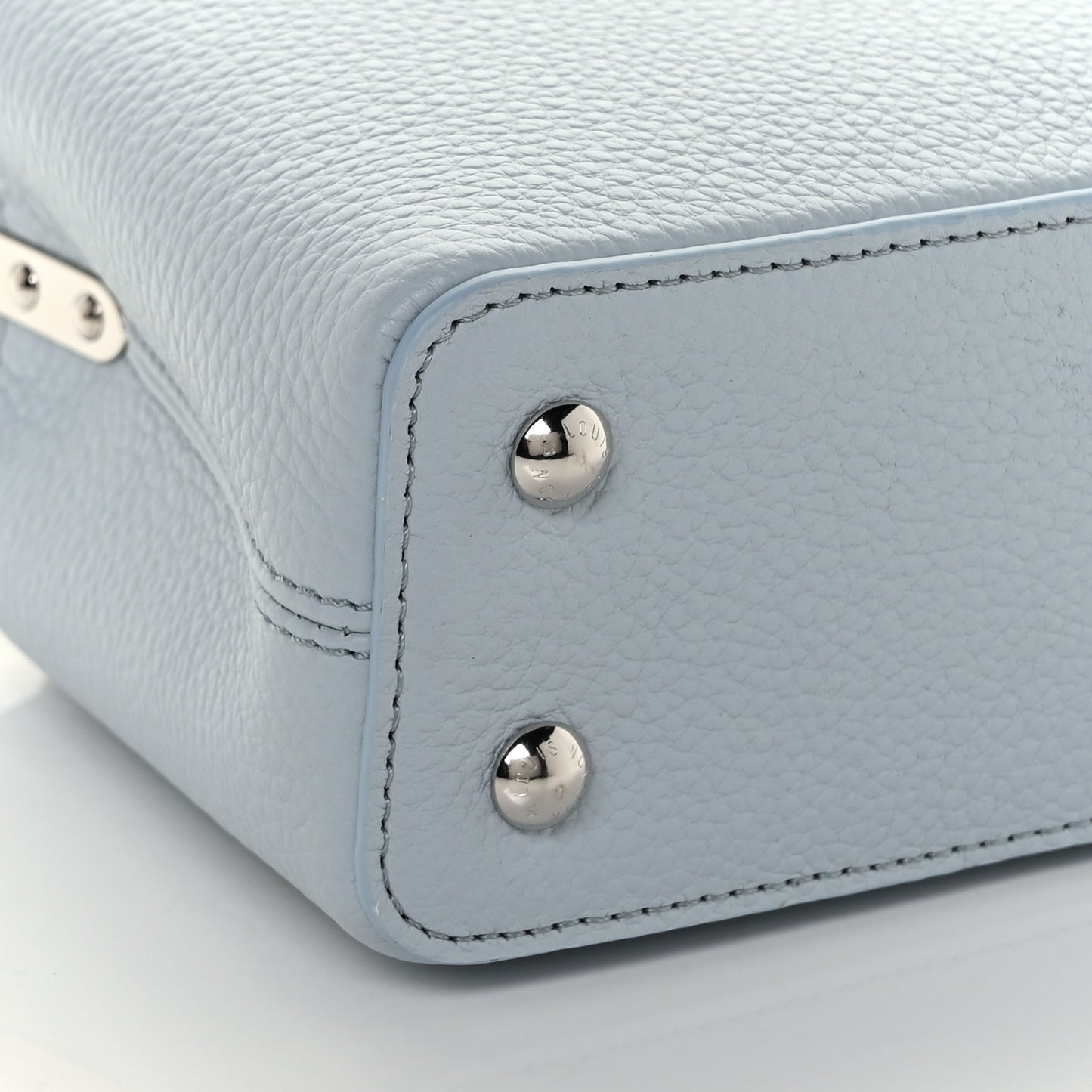 Taurillon Capucines Mini Light Blue White Red