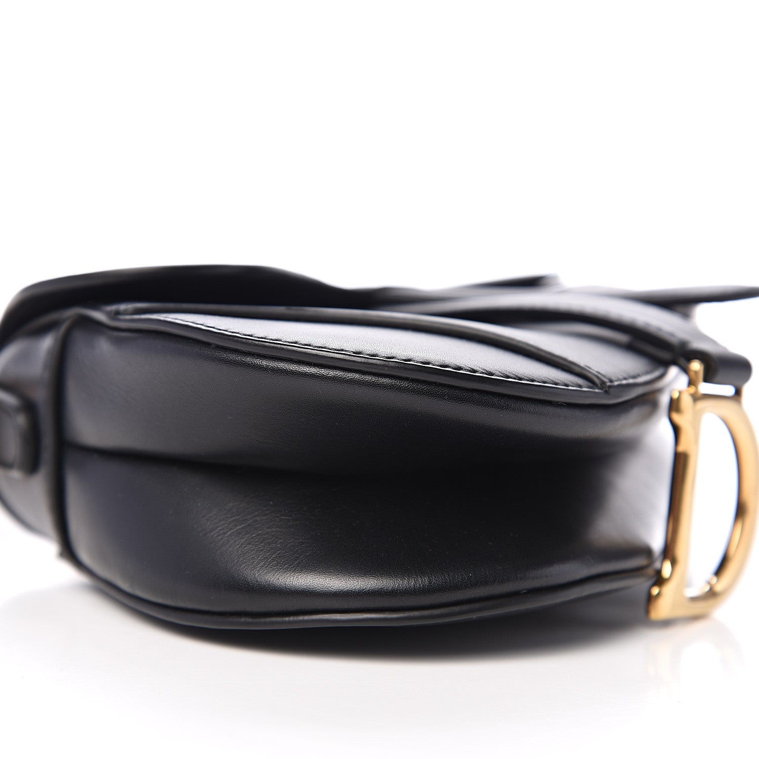 Christian Dior Calfskin Mini Saddle Bag Black 6 of 8