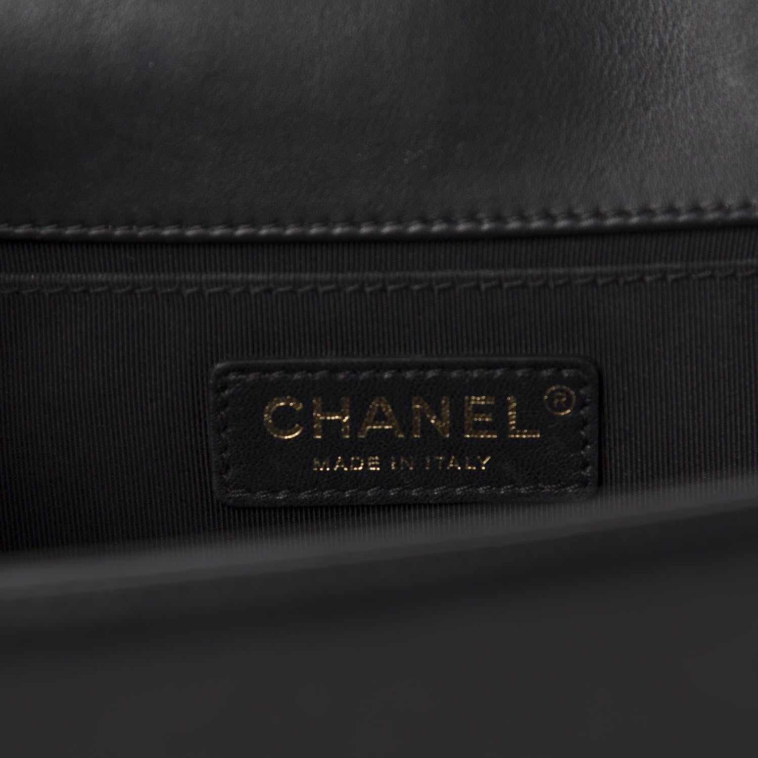 Chanel Calfskin Quilted Medium Boy Flap Black 14 of 16