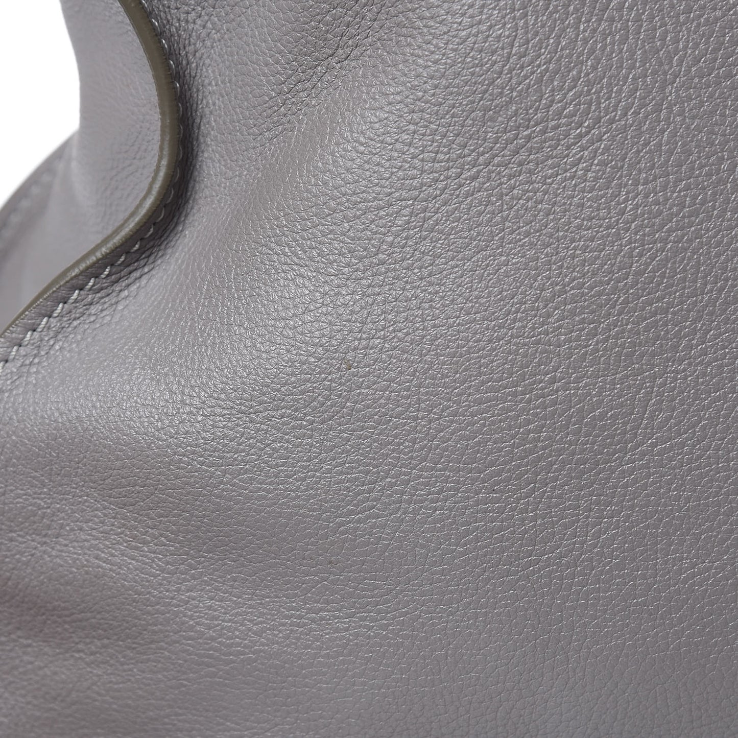 Calfskin Large Marcie Satchel Cashmere Grey