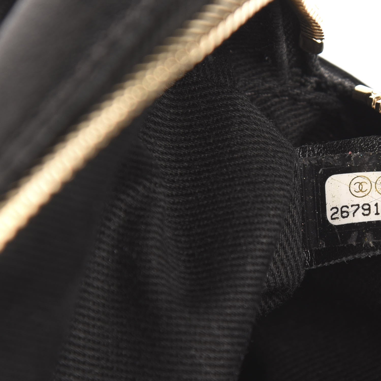 Chanel Calfskin Stitched Casual Trip Waist Bag Black 7 of 13