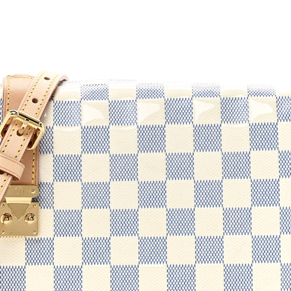 Louis Vuitton Damier Vernis Calfskin Side Trunk MM Celeste Blue 7 of 10