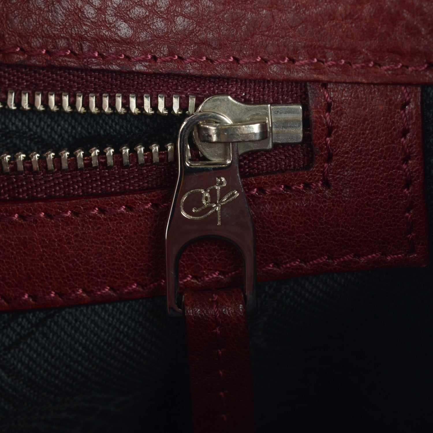 Proenza Schouler Calfskin PS11 Classic Shoulder Bag Burgundy 8 of 9