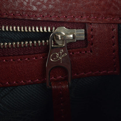 Proenza Schouler Calfskin PS11 Classic Shoulder Bag Burgundy 8 of 9