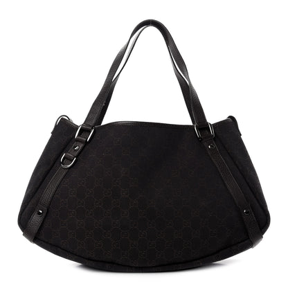 Gucci Monogram Medium Abbey Shoulder Bag Chocolate 1 of 10